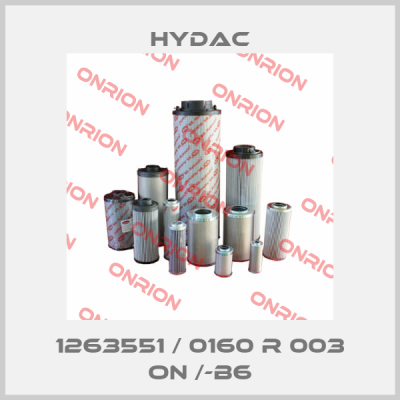 1263551 / 0160 R 003 ON /-B6 Hydac