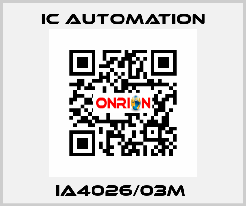 IA4026/03M  ic automation