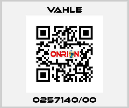 0257140/00 Vahle