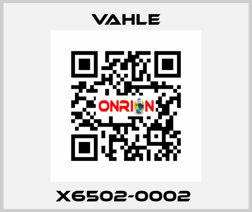 X6502-0002  Vahle