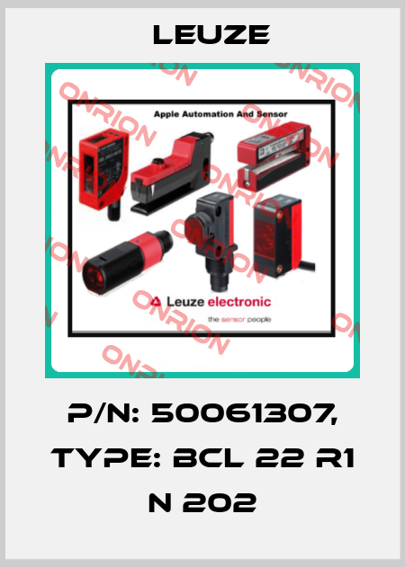 p/n: 50061307, Type: BCL 22 R1 N 202 Leuze