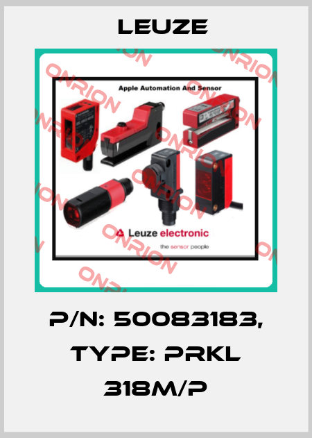 p/n: 50083183, Type: PRKL 318M/P Leuze