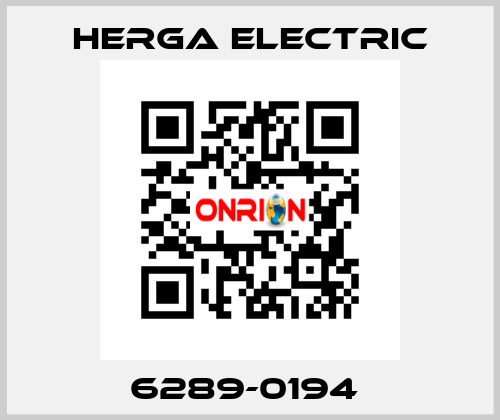 6289-0194  Herga Electric