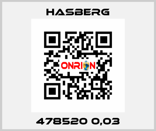 478520 0,03 Hasberg