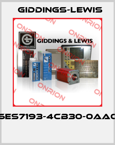 6ES7193-4CB30-0AA0  Giddings-Lewis