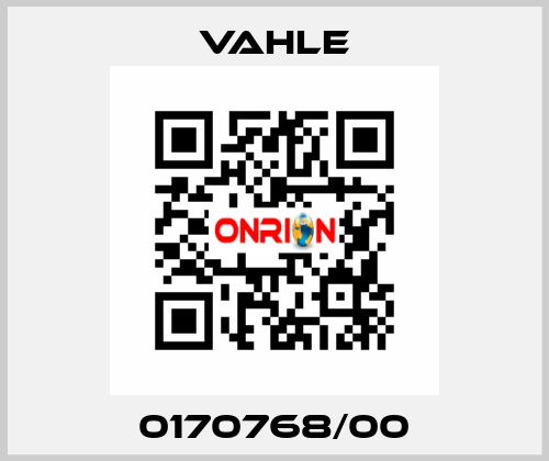 0170768/00 Vahle