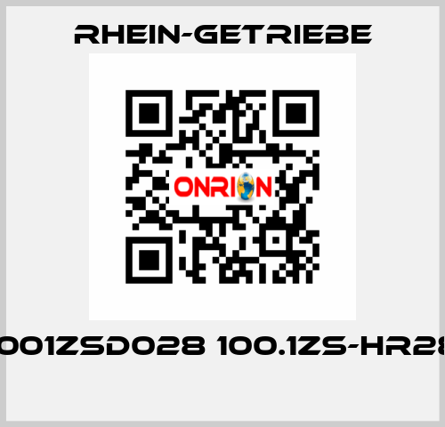 1001ZSD028 100.1ZS-HR28  Rhein-Getriebe