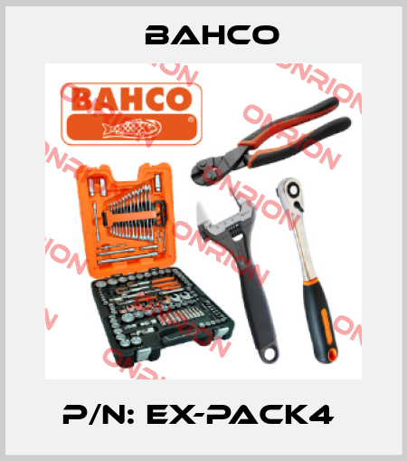 P/N: EX-PACK4  Bahco