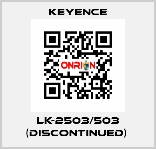 LK-2503/503 (Discontinued)  Keyence