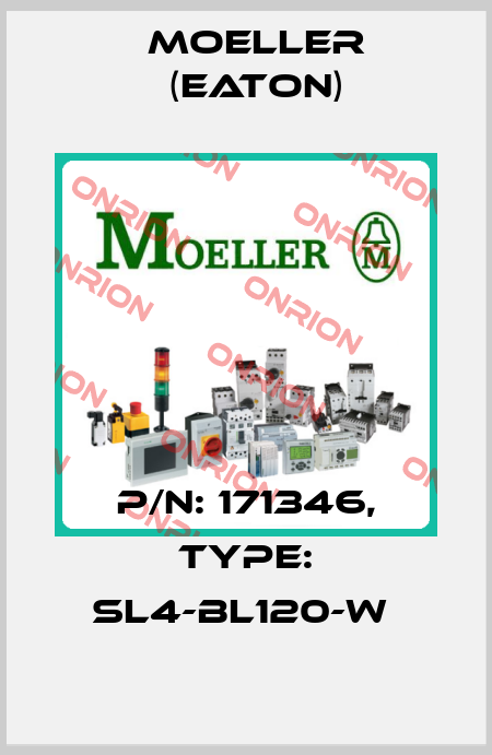 P/N: 171346, Type: SL4-BL120-W  Moeller (Eaton)