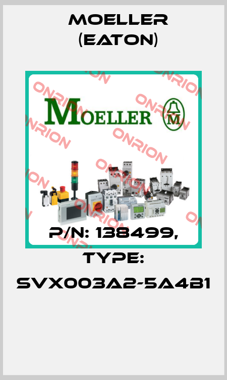 P/N: 138499, Type: SVX003A2-5A4B1  Moeller (Eaton)