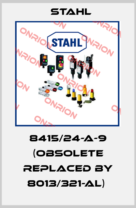 8415/24-A-9 (OBSOLETE REPLACED BY 8013/321-AL)  Stahl