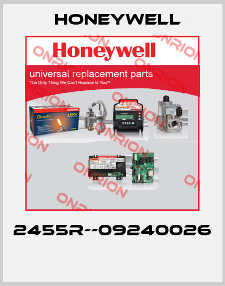 2455R--09240026  Honeywell