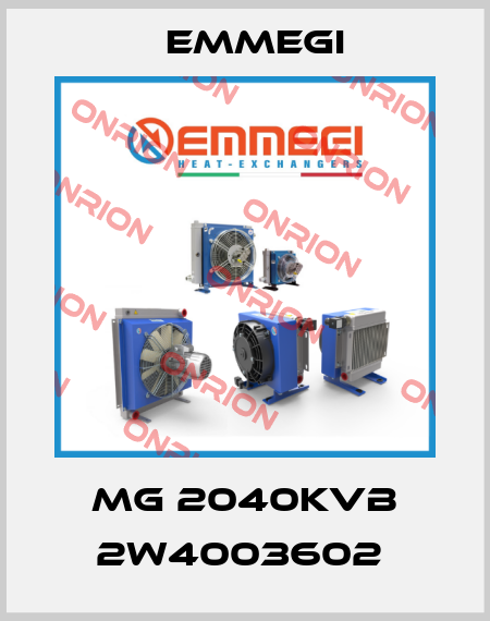 MG 2040KVB 2W4003602  Emmegi