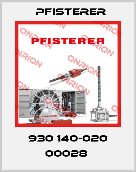 930 140-020 00028  Pfisterer