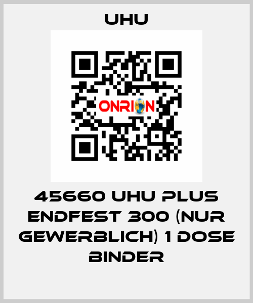 45660 UHU plus endfest 300 (NUR GEWERBLICH) 1 Dose Binder UHU