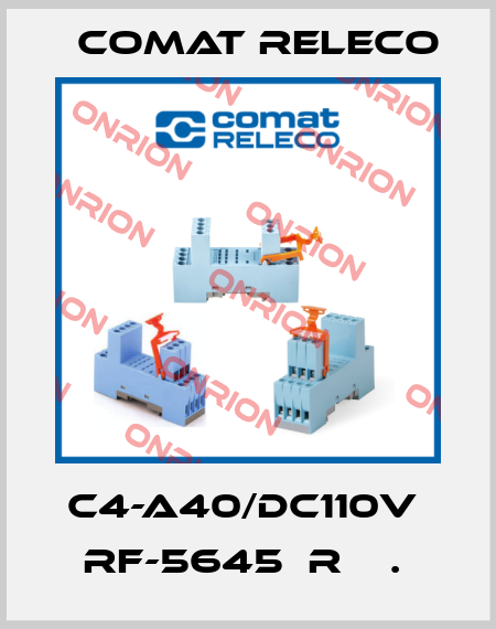 C4-A40/DC110V  RF-5645  R    .  Comat Releco