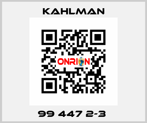 99 447 2-3  Kahlman