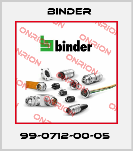 99-0712-00-05  Binder