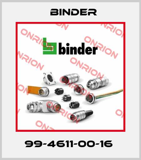 99-4611-00-16  Binder