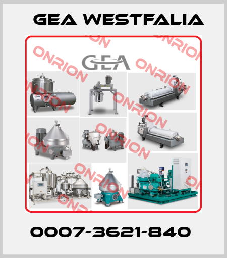 0007-3621-840  Gea Westfalia