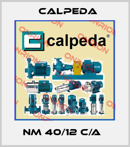 NM 40/12 C/A   Calpeda