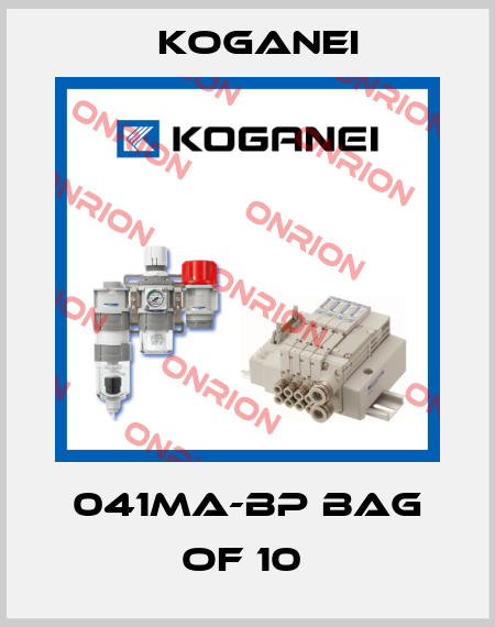 041MA-BP BAG OF 10  Koganei