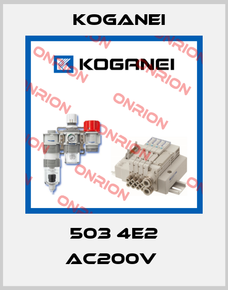 503 4E2 AC200V  Koganei