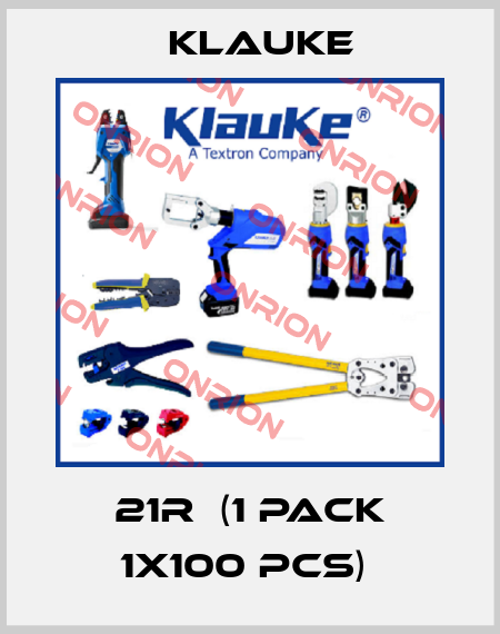 21R  (1 pack 1x100 pcs)  Klauke