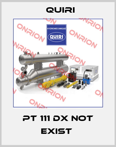 PT 111 DX not exist  Quiri