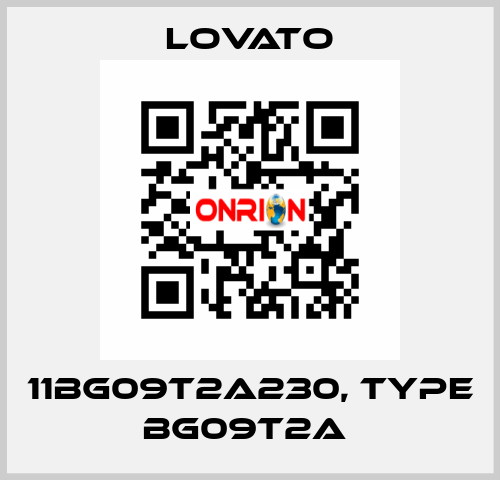 11BG09T2A230, Type BG09T2A  Lovato