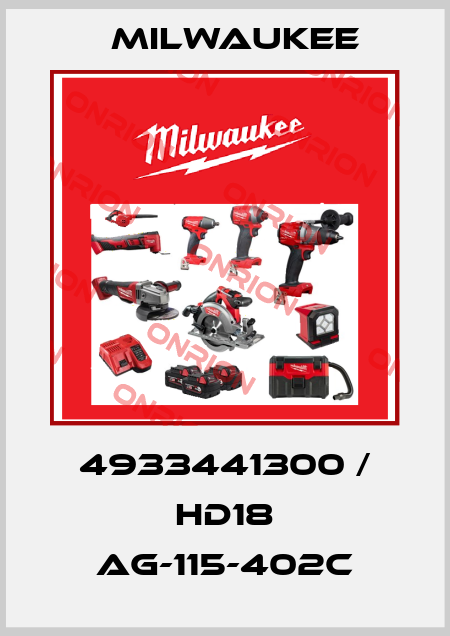 4933441300 / HD18 AG-115-402C Milwaukee