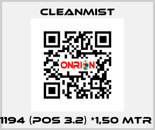 1194 (pos 3.2) *1,50 mtr  CleanMist