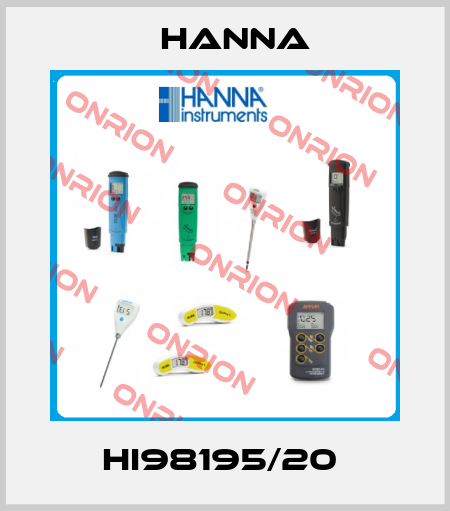 HI98195/20  Hanna