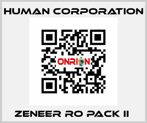 ZENEER RO PACK II  Human Corporation