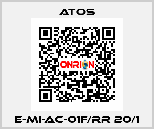 E-MI-AC-01F/RR 20/1 Atos