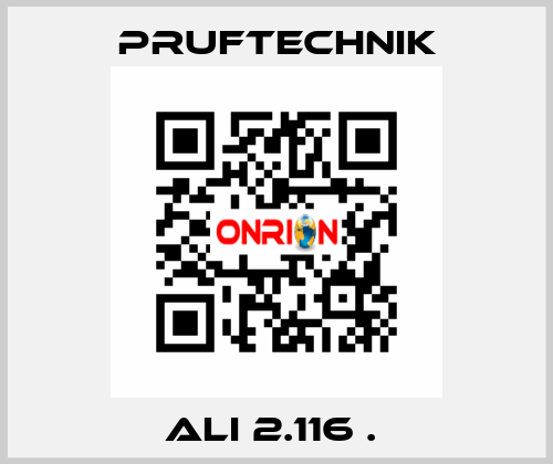 ALI 2.116 .  Pruftechnik