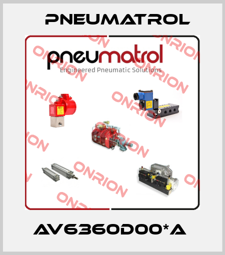 AV6360D00*A  Pneumatrol