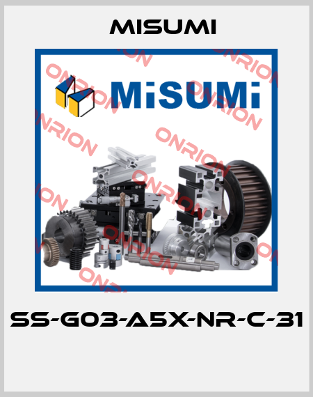 SS-G03-A5X-NR-C-31  Misumi
