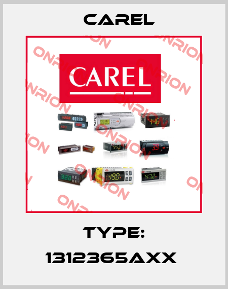 Type: 1312365AXX  Carel