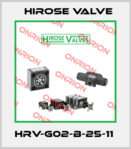 HRV-G02-B-25-11  Hirose Valve