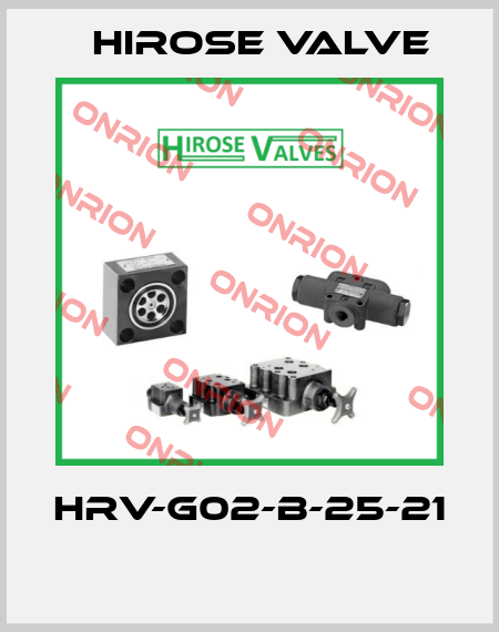 HRV-G02-B-25-21  Hirose Valve