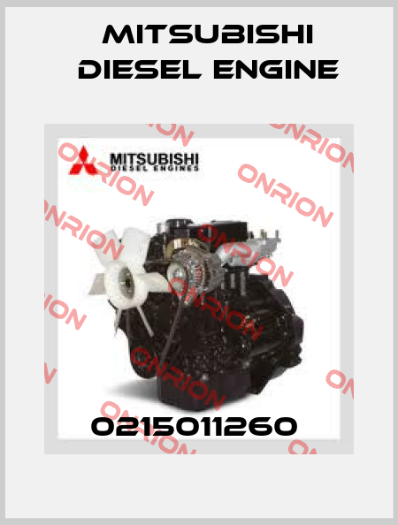 0215011260  Mitsubishi Diesel Engine