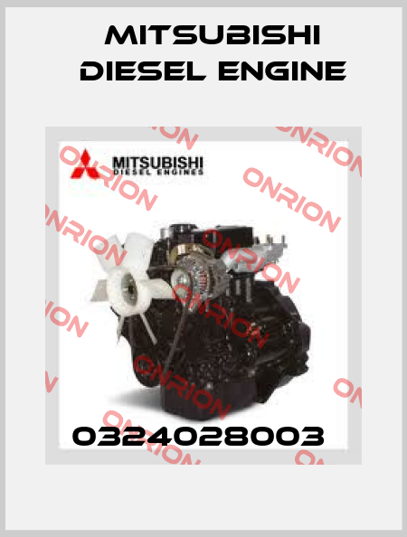 0324028003  Mitsubishi Diesel Engine