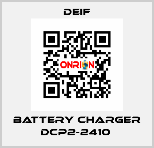 BATTERY CHARGER DCP2-2410  Deif