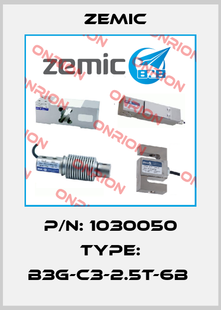 P/N: 1030050 Type: B3G-C3-2.5T-6B  ZEMIC