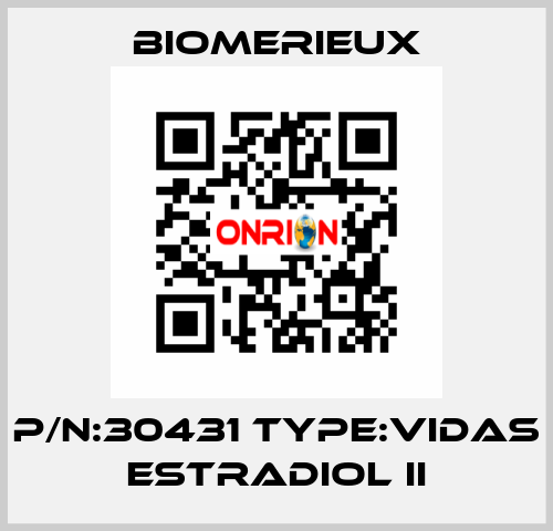 P/N:30431 Type:VIDAS Estradiol II Biomerieux