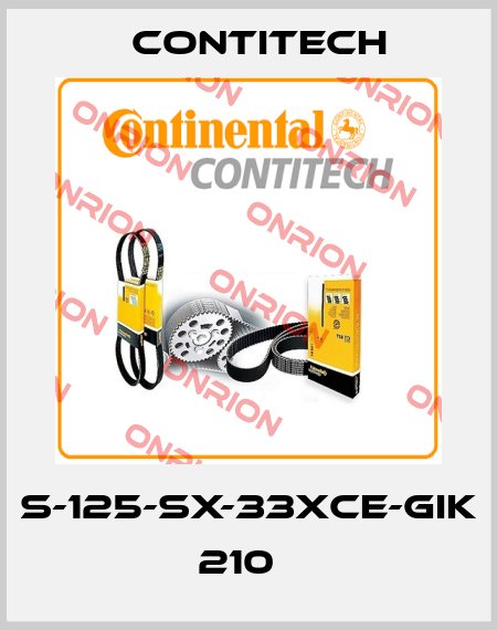 S-125-SX-33XCE-GIK 210   Contitech