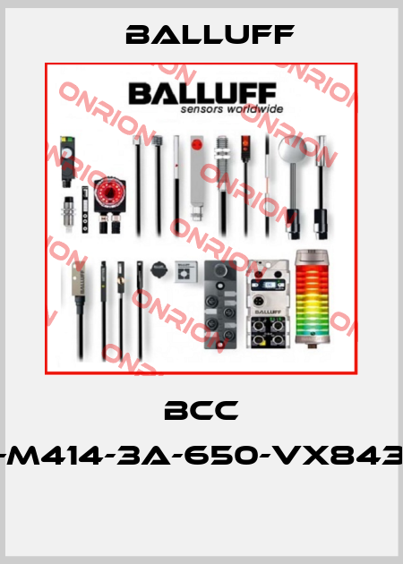 BCC M425-M414-3A-650-VX8434-050  Balluff