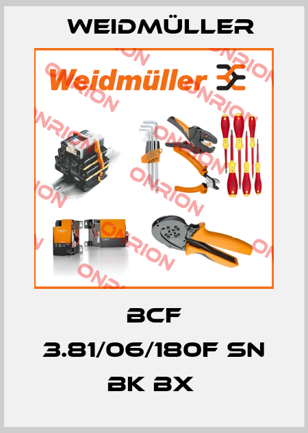 BCF 3.81/06/180F SN BK BX  Weidmüller